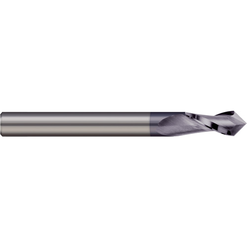 ‎DMM-060-490X 6mm Dia. 57mm OAL 90 Degree 4 Flute Solid Carbide Drill Mill - AlTiN