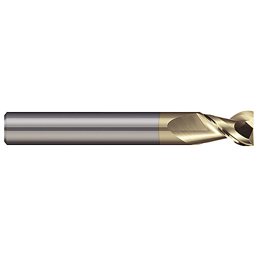 ‎1/2″ Dia. - 2-1/2″ OAL - Carbide for Aluminum ALU-S-45Â°-HP Stub End Mill - 2 FL