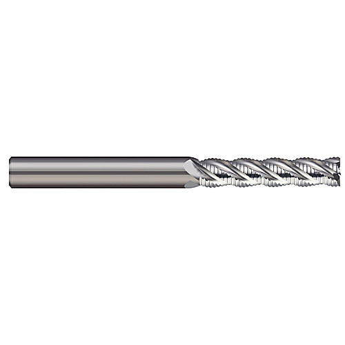 ‎SHR-500-4 1/2 Dia. × 3 OAL 4 Flute 38Â° Helix Roughing End Mill - Uncoated