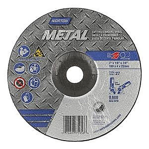 7″ × 1/8″ × 7/8″ Gemini Non-Woven Depressed Center Wheel Type 27 24 Grit Aluminum Oxide