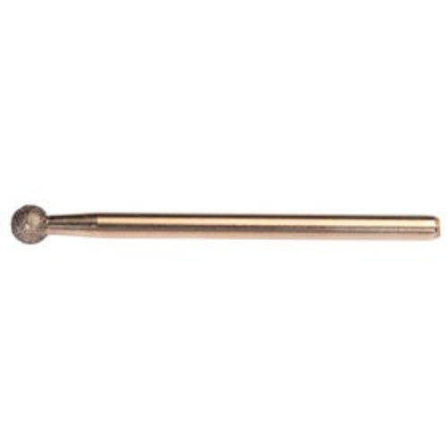 ‎3/16″ - Electroplated CBN Mandrel-100 Grit - Spherical Ball end