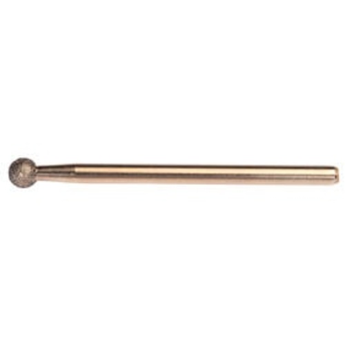 1/2″ Electroplated CBN Mandrel 100 Grit Spherical Ball End