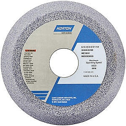 ‎6″ / 4-1/2″ × 2″ × 1-1/4″ 32A Toolroom Wheel Type 11 Flaring Cup 46 Grit Aluminum Oxide