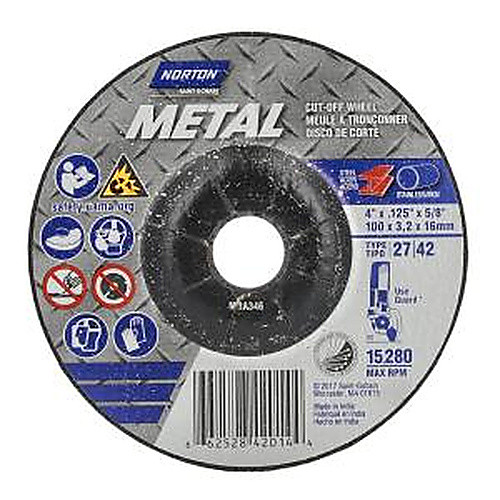 4″ × 1/8″ × 5/8″ Gemini Non-Woven Depressed Center Wheel Type 27 24 Grit Aluminum Oxide