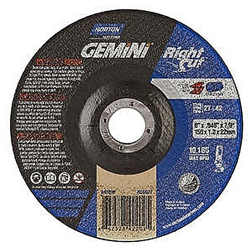 6 x .045 × 7/8″ Gemini RightCut Cutting Wheel A 24 Q B Type 27/42