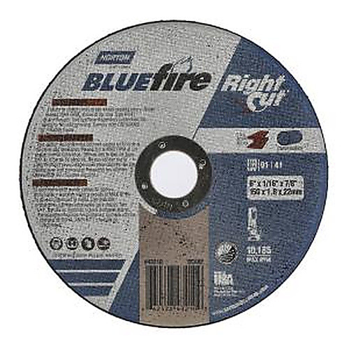 6 × 1/16 × 7/8″ BlueFire RightCut Right Angle Cut-Off Wheel ZA 36 Q Type 01/41