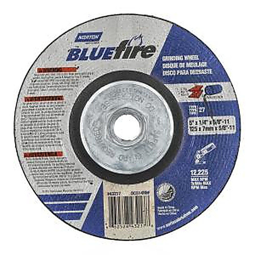 ‎5 × 1/4 × 5/8 - 11″ BlueFire Grinding Wheel ZA 24 S Type 27