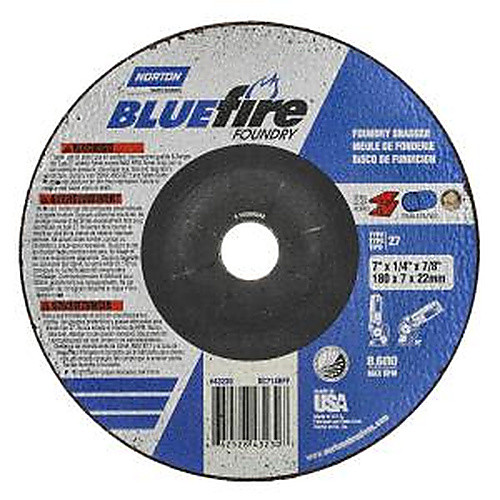 7″ × 1/4″ × 7/8″ BlueFire Non-Woven Depressed Center Wheel Type 27 Zirconia Alumina / Aluminum Oxide