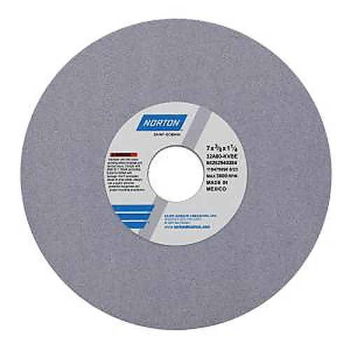 ‎7″ × 3/8″ × 1-1/4″ 32A Toolroom Wheel Type 01 Straight 80 Grit Aluminum Oxide