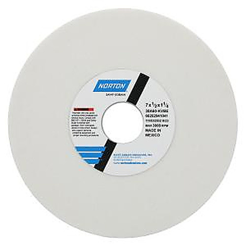 ‎7 × 1/2 × 1-1/4″ Toolroom Wheel 4″ 38A 60 K VBE Type 01