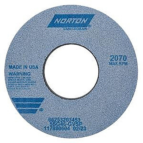 ‎12″ × 1-1/2″ × 5″ Norton SG Surface/Cylindrical Wheel Type 01 Straight 46 Grit
