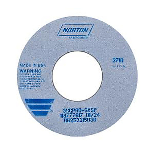 ‎12″ × 1-1/2″ × 5″ 3SGP Surface/Cylindrical Wheel Type 01 Straight 60 Grit Ceramic Alumina