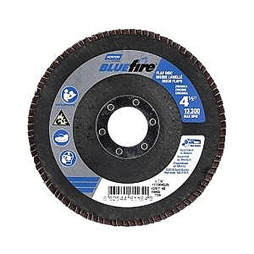‎4-1/2 × 7/8″ BlueFire Fiberglass Conical Flap Disc Type 29 P80 Grit R884P Ceramic Alumina