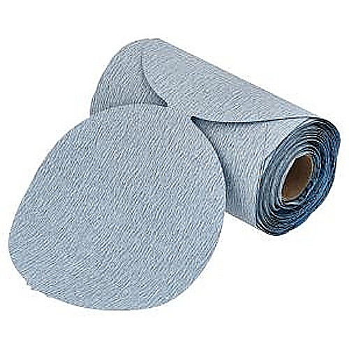 5″ Durite No-Fil Paper PSA Disc Roll P220 Grit A475 Silicon Carbide