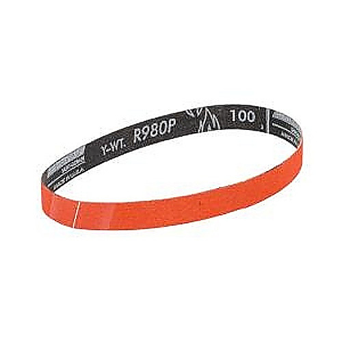 ‎3/4 × 20-1/2″ Blaze Cloth File Belt 100 Grit R980P Premium Ceramic Alumina