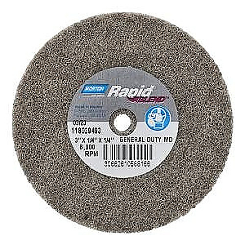 3″ × 1/4″ × 1/4″  Rapid Blend General Duty Unified Wheel Aluminum Oxide