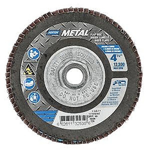 ‎4-1/2″ × 5/8″-11 40 Grit Type 29 Flap Disc