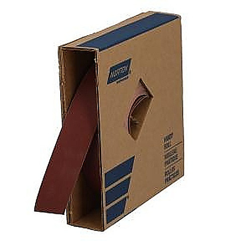 ‎1-1/2″ × 50 yds Cloth Roll P180 Aluminum Oxide
