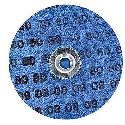 4″ × 1/4″ NorZon BlueFire R884 Cloth Quick Change Disc Type TS/II 80 Grit Zirconia Alumina