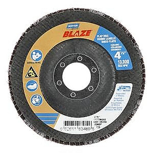 ‎4-1/2″ × 1/4″ × 7/8″ SG Blaze R980P Flap Disc Type 29 Conical 80 Grit