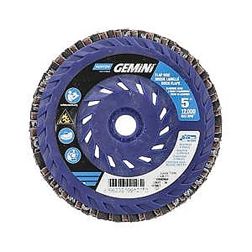 ‎5″ × 1/4″ × 5/8″-11 Neon R766 Flap Disc Type 27 Flat 36 Grit
