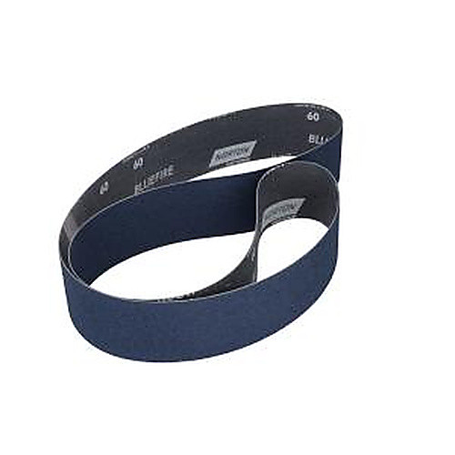 ‎2-1/2 × 60″ BlueFire Cloth Narrow Benchstand Belt 60 Grit R821P Zirconia Alumina