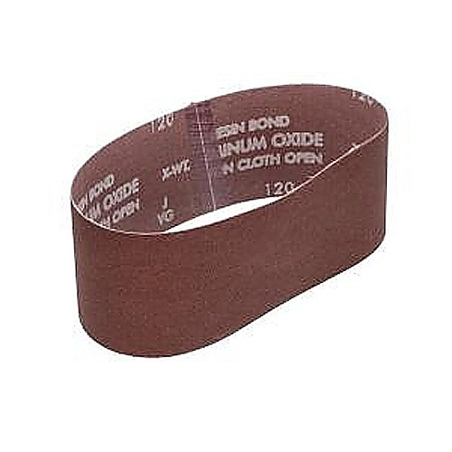3 × 21″ Metalite Cloth Portable Belt 120 Grit R255 Aluminum Oxide