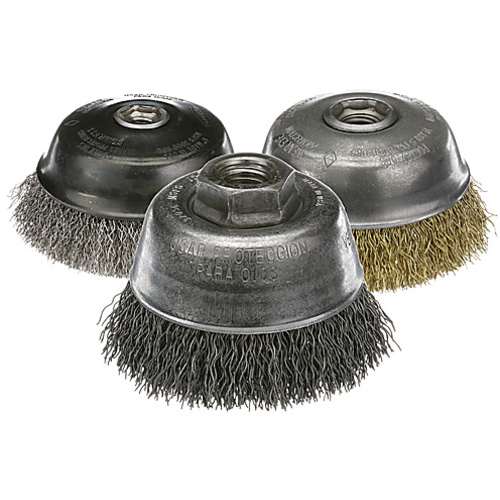 ‎6″ Diameter-5/8″-11 Arbor Hole - Crimped Steel Wire Cup Wheel