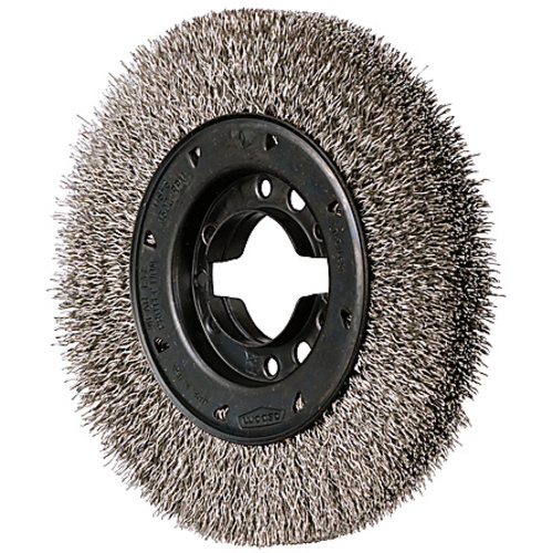 ‎6″ Diameter-2″ Arbor Hole - Crimped Steel Wire Straight Wheel
