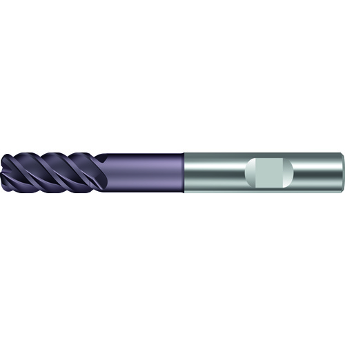 8mm Dia. × 42mm LOC 4 Flute Carbide TiALN 50° Heli