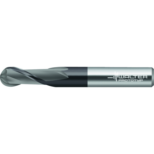 ‎MC416-01.5A2B 1.5 mm 2 Flute 30 Degree Carbide Ball End Mill