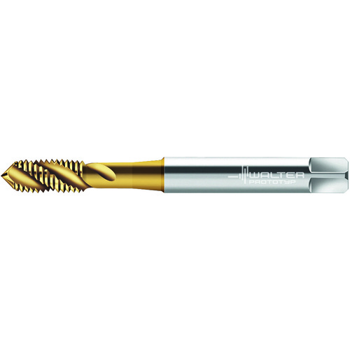 M5x0.8 7G 3 Flute HSS TiN Spiral Flute Tap