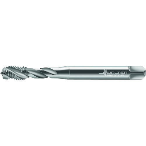 M7x1 6H 3 Flute HSS Bright Spiral Flute Tap