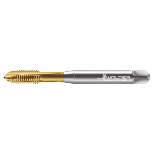 M10x1.5 6H 3 Flute HSS TiN Spiral Point Tap