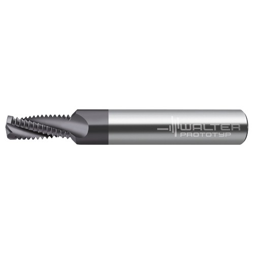 M6x1 3 Flute Carbide TAX Thread Mill Axial Coolant