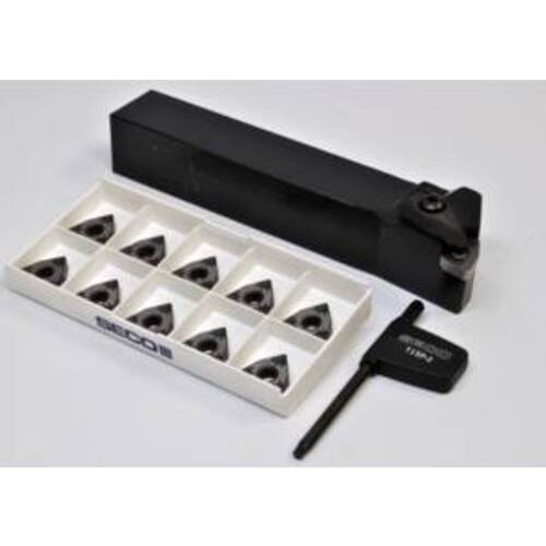 1″ D LH WNMG 4-MF5 TP2500 CUTTER AND 10PC INSERT KIT