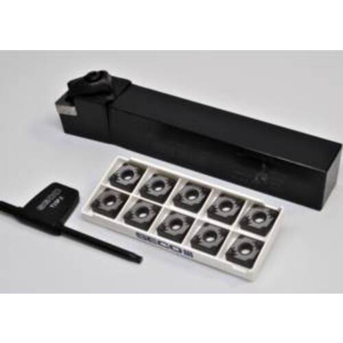 1″ D RH CNMG 4-MF5 TP3500 CUTTER AND 10PC INSERT KIT