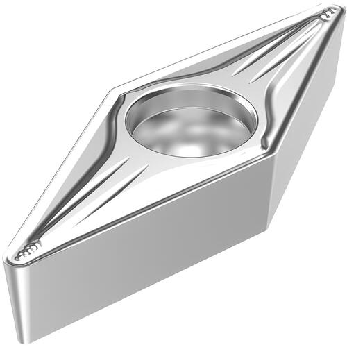 VBMT 332 M5 TP0501, 0.031″ Corner Radius, 0.187″ Thick, 3/8″ Inscribed Circle, TICN|Al2O3, Turning Indexable Insert