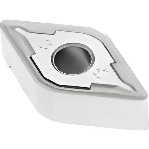 DNMX 433 M3 TP1501, 0.047″ Corner Radius, 0.187″ Thick, 1/2″ Inscribed Circle, TICN|Al2O3, Turning Indexable Insert