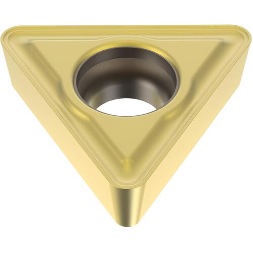 TCMT 32.52 F1 TP40, 0.031″ Corner Radius, 0.156″ Thick, 3/8″ Inscribed Circle, TiCN|TiN, 60° Triangle, Turning Indexable Insert