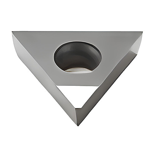 TCMW 32.51 L1 PCD20, 0.015″ Corner Radius, 0.156″ Thick, 3/8″ Inscribed Circle, Uncoated, Turning Indexable Insert