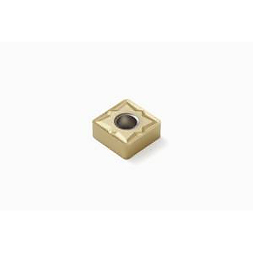 SNMG 432 MR3 CP200, 0.031″ Corner Radius, 0.187″ Thick, 1/2″ Inscribed Circle, TiAlN|TiN, Square, Turning Indexable Insert