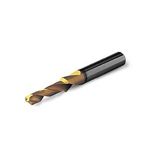 14 mm Dia. × 18 mm Shank × 65 mm Flute Length × 123 mm OAL, 3xD, 140°, TiAlN, 3xD Flute, Coolant Thru, Whistle Notch Solid Carbide Drill