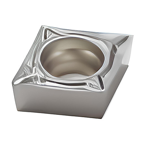 CCGT 32.51 F1 TP1020, 0.015″ Corner Radius, 0.156″ Thick, 3/8″ Inscribed Circle, Uncoated, Turning Indexable Insert
