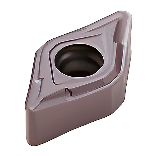 DNMX 332 MF2 TP1030, 1/32″ Corner Radius, 3/16″ Thick, 3/8″ Inscribed Circle, Turning Indexable Insert