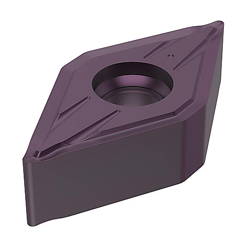 DNMU 331 FF2 TP1030, 0.015″ Corner Radius, 0.187″ Thick, 3/8″ Inscribed Circle, TiAlSiN, Turning Indexable Insert