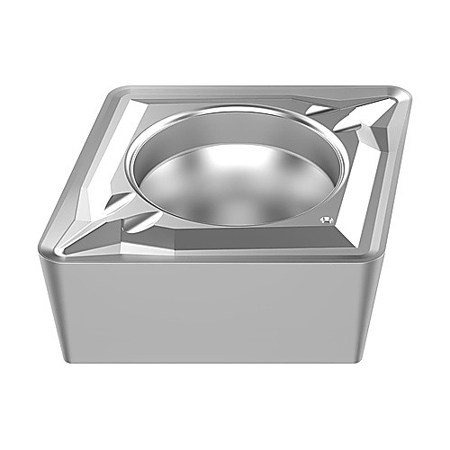 CCMT 32.52 MF2 TP2501, 0.031″ Corner Radius, 0.156″ Thick, 3/8″ Inscribed Circle, TICN|Al2O3, Turning Indexable Insert