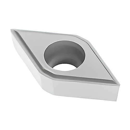 DCMT 32.52 FF1 TP2501, 1/32″ Corner Radius, 5/32″ Thick, 3/8″ Inscribed Circle, Turning Indexable Insert