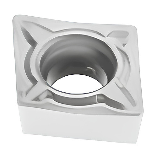 CCMT 21.51 F1 TK1501, 0.4 mm Corner Radius, 2.38 mm Thick, 6.35 mm Inscribed Circle, Turning Indexable Insert
