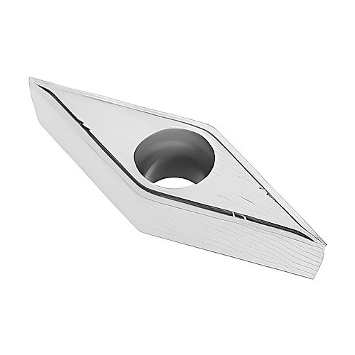 VBMT 331 F1 TP3501, 0.4 mm Corner Radius, 4.76 mm Thick, 9.525 mm Inscribed Circle, Turning Indexable Insert